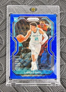 2020-21 Prizm LaMelo Ball RC Blue Wave Prizm Rookie #278 Charlotte Hornets RC - Picture 1 of 3