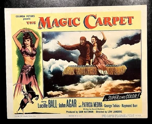 DER ZAUBERTEPPICH 1951 ORIGINAL LOBBYKARTE, LUCILLE BALL, JOHN AGAR - Bild 1 von 1