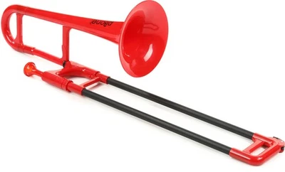 Mini trombone pBone Music pBone em Eb - Vermelho - Imagem 1 de 4