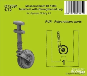 Rueda de espolón cmk Messerschmitt Bf 109E con pata reforzada para Special Hobby 1:72 - Imagen 1 de 2