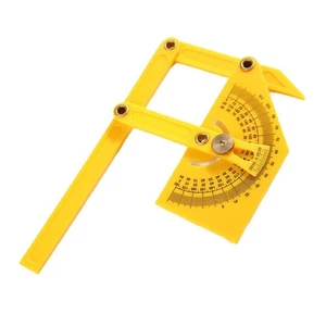 Plastic Goniometer for Measuring Angles in Woodworking and Craft Projects - Picture 1 of 8