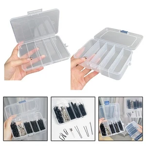 Lightweight Clear Organizer Box with Multiple Compartments for Small Items - Picture 1 of 38