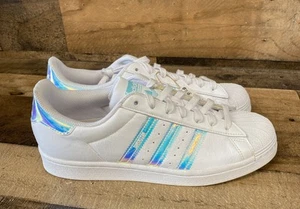 Adidas Damen Superstar weiß metallic Sneaker Schuhgröße 9 - Bild 1 von 13