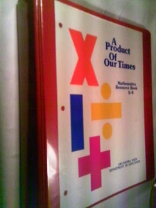 [B1] 1981 OKLAHOMA K-8 MATHEMATICS RESOURCE BOOK "PRODUCT OF OUR TIMES" 147 PGS - Picture 1 of 7