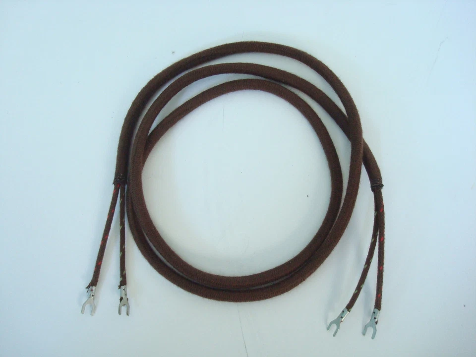 Antique candlestick telephone Wood Wall telephone cloth receiver cord brown. - Image 1 of 1