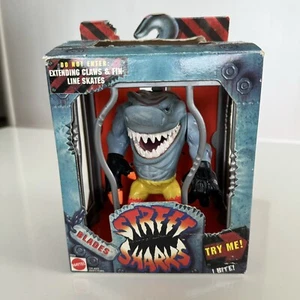Figura de acción de juguete Street Sharks Blades 1994 vintage con caja original años 90 - Imagen 1 de 23