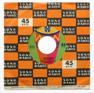 MARIO ALLISON Y SUS ESTRELLAS Vacaciones salsa peru Sono Radio 13223 vinyl SP - Picture 1 of 2