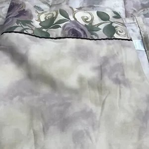 Croscill Chambord Cassis Purple Roses Sheet Set King Size See Pictures! - Picture 1 of 4