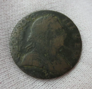 Original 1775 Machin's Mills Copper Halfpenny (U.S. Colonial) (6) - Picture 1 of 5