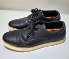 Seven 91 Oxford Style Casual Black Leather Lace up Shoes- Men's Size 10