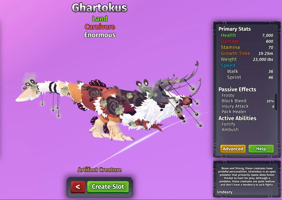 Ghartokus Species | Creatures of Sonaria | Roblox