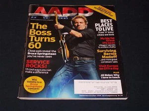 2009 SEPTEMBER AARP MAGAZINE - BRUCE SPRINGSTEEN FRONT COVER - H 7442 - Picture 1 of 2