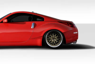 For 2003-2008 350Z Z33 Duraflex 90mm Circuit Rear Fender Flares - 2 Piece - Image 1 of 4