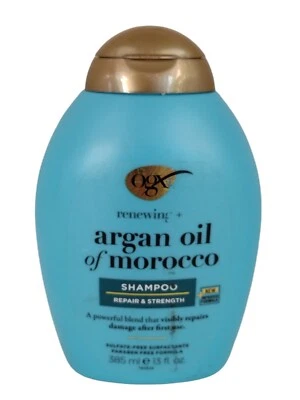 OGX Argan Oil of Morocco RESTORING REPAIR STRENGTH SHAMPOO Damaged Hair 13 fl oz - Image 1 of 4