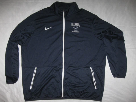 Villanova Wildcats Basketball Shirt Full Zip Nike Men's 2XL LIGHTWEIGHT NOVA Cover