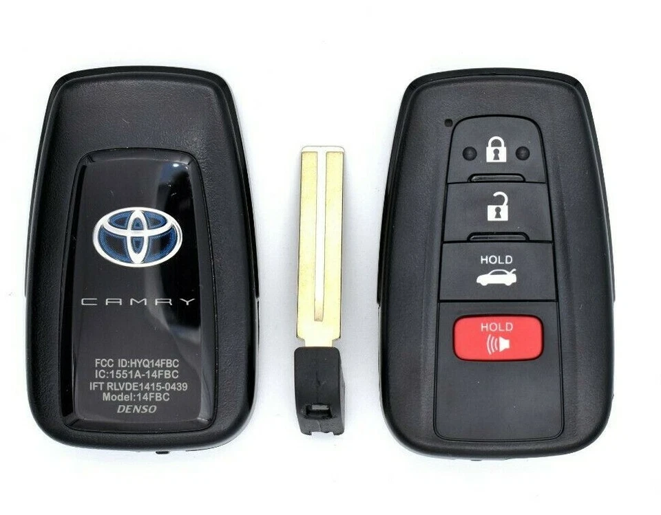 1 OEM Unlocked 2018-2023 Toyota Camry Hybrid Blue Remote Smart Key Fob HYQ14FBC - Image 1 of 1