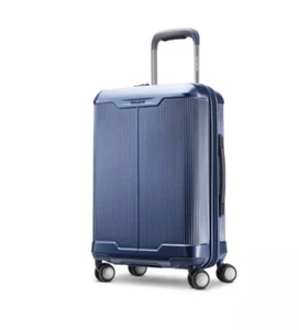 Samsonite Silhouette 17 21" Carry-on Expandable Hardside Spinner Suitcase Blue - Picture 1 of 3