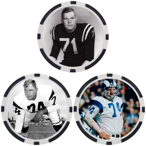 MERLIN OLSEN - COLLECTABLE COIN SET - SET OF 3 - Picture 1 of 2