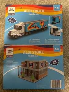 Aldi Lego kompatible Steine Laden und LKW Combo Biene Happy Exklusiv Neu Neu im Karton - Bild 1 von 6
