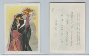 1938 De Beukelaer Biscuits, Chocolate, Disney, Snow White, #55, ZQL - Picture 1 of 1