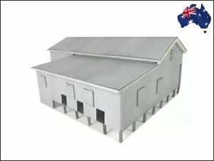 HO Scale Australian Model Railway Buildings SHEARING SHED with ANNEXE V2 - Picture 1 of 4