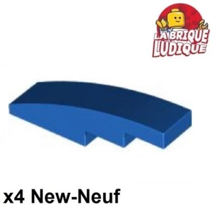 LEGO 4x Slope Curved Slope Gewölbt 4x1 Blau/Blau 61678 Neu - Bild 1 von 1