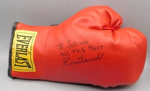 Guante de Boxeo Everlast Firmado Inscrito Firmado Autografiado ERNIE TERRELL - Imagen 1 de 3