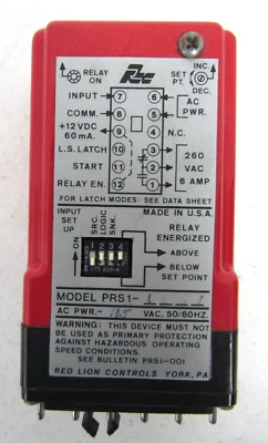 RED LION CONTROLS MODEL PRS-1681 AC PWR.-115 POWER RELAY - Image 1 of 3