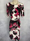 Ladies Mother Of The Bride Dress Floral Party Special Formal Occasion Size UK 10