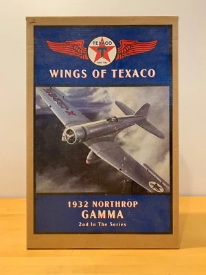 *Edición limitada* Wings of Texaco #2: 1932 Northrop Gamma Airplane Bank Foto 1 de 4