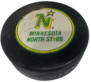 Minnesota North Stars NHL Hockey Puck InGlasco Vintage Canada Defunct Team - Bild 1 von 3