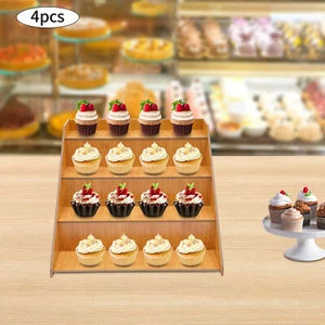 4 Tier Cake Dessert Display Rack Stand Tabletop Display Stand?for Wedding Party - Picture 1 of 22