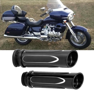 Empuñaduras de manillar de motocicleta de 1" para Honda Valkyrie 1500 1800 Tour Interstate Foto 1 de 4