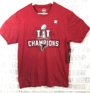 NEW Uncirculated Atlanta Falcons Super Bowl Champions NFL 47 Brand Medium Shirt - Picture 1 of 5