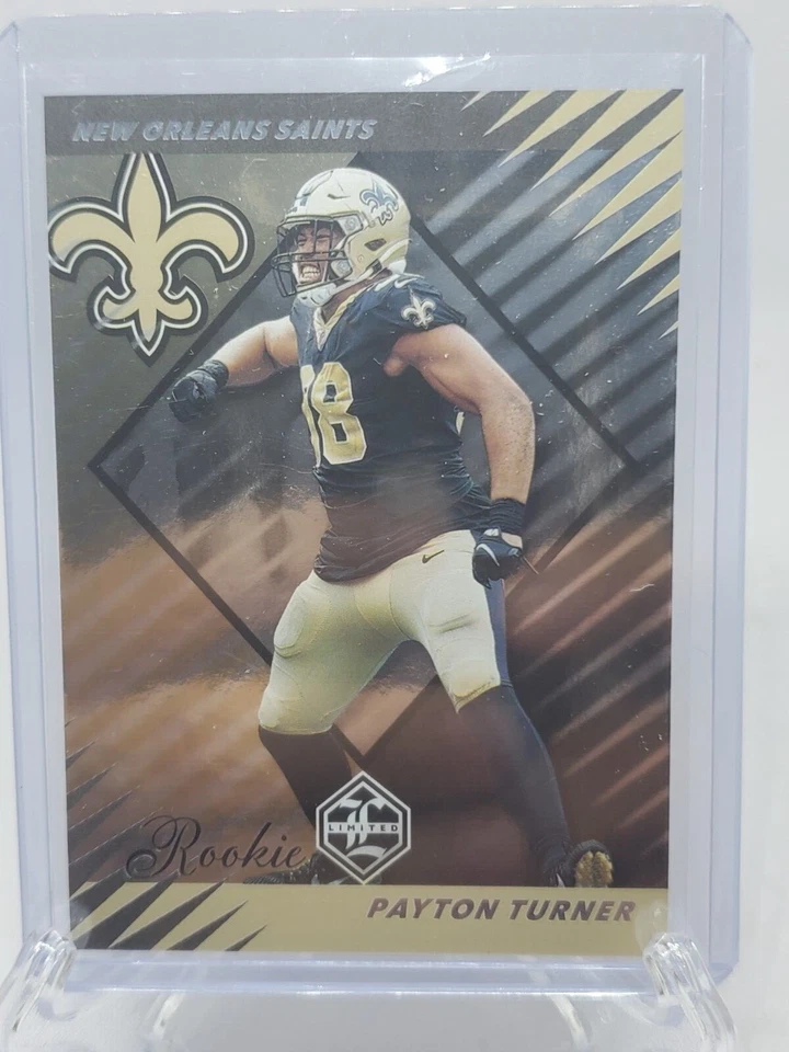 2021 NFL Panini Limited PAYTON TURNER 2000 Tribute Rookie LI-89 SAINTS RC  - Image 1 of 2