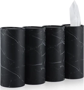 Car Tissue Holder, 4 Pack Car Cup Holder Facial Tissues with Kleenex Travel Tiss - Picture 1 of 12