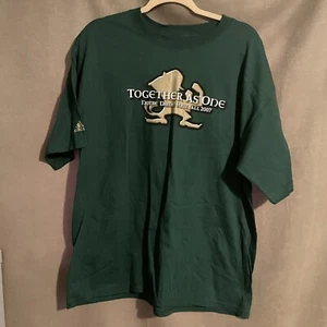 Notre Dame Football 2007 Irish Tradition T-Shirt Adult Large Together As One - Picture 1 of 4