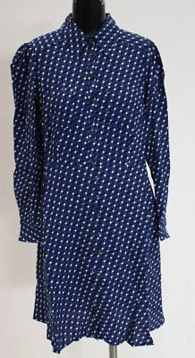 Vestido Camisa Boden Para Mujer Detalle Bolsillo CD4 Azul Talla US:10R UK:14R NUEVO CON ETIQUETAS Foto 1 de 4