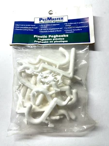 12-Pack Plastic Peg Hooks holds up to 15 lbs - Picture 1 of 1