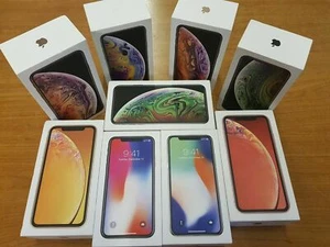 Véritable Apple IPHONE X / Xs Max / XR Boîte Vide avec ou Sans Accessoires - Photo 1 sur 14