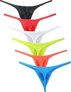 IKINGSKY Men's Pouch G-string Underwear Big Package Y-Back Panties Breathable Bu - Picture 1 of 18