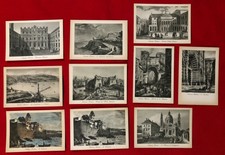 Genova Antica, serie di 10 cartoline a stampa, no fotografiche