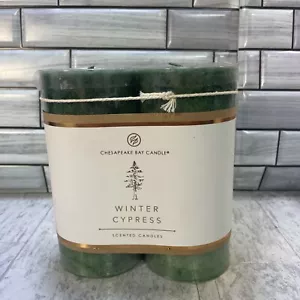 Chesapeake Bay Candle Winter Cypress Holiday Scent Candle 2 Pack  - Picture 1 of 6