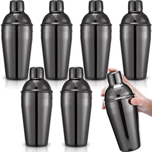 Nitial 6 Pcs Bar Cocktail Shaker Professional Stainless Steel Martini Drink M... - Picture 1 of 6