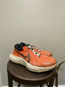 Nike Invincible Run 2 Men's Size 12.5 Orange White Black Boston Running Shoes - Picture 1 of 9