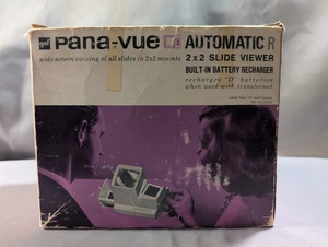 Vintage 1960's GAF Pana-Vue automatic 2 x 2 slide viewer In Original Box - Picture 1 of 6