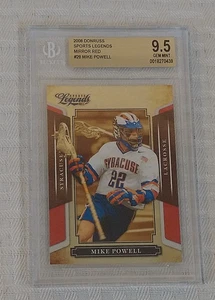 2008 Donruss Legends Lacrosse Mirror Red Gold MIKE POWELL Syracuse BGS 9.5 GEM - Picture 1 of 1
