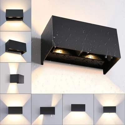 LED Wandleuchte mit Fernbedienung Flur Dimmbar Up&Down Wandstrahler Deckenfluter - Bild 1 von 4