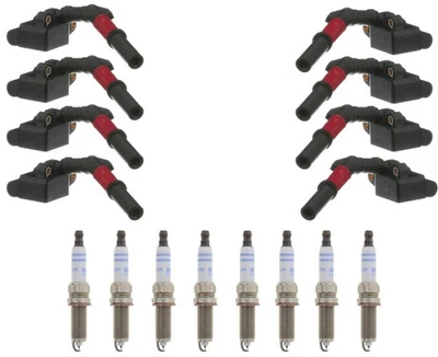 Ignition Coil & Double Iridium Spark Plugs For Mercedes Benz GL450 4.7L 13-2014 Foto 1 de 4