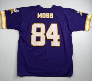 Vtg Logo Logo Athletic Randy Moss Jersey 90s Minnesota Vikings NFL Football 84 L - Picture 1 of 8